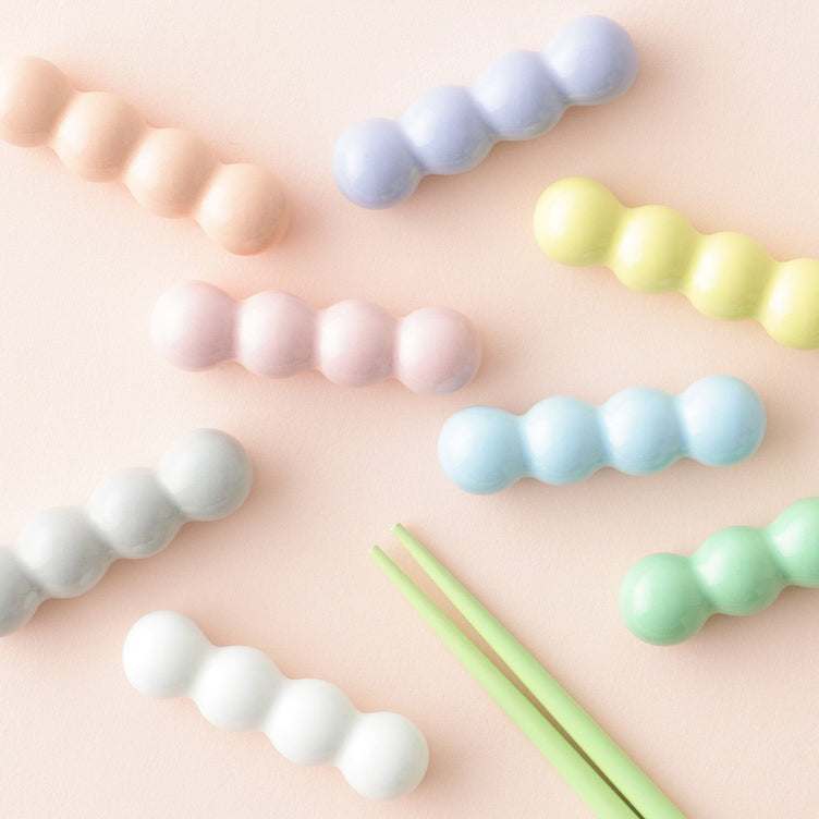 圓﻿形筷子枕 兩件套 紫色