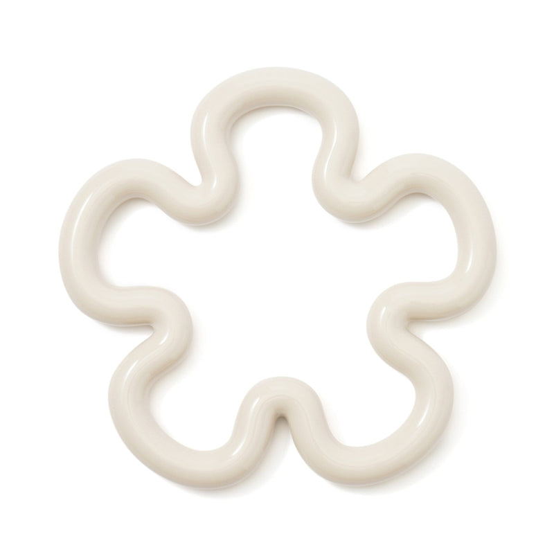 Trivet Flower Medium Ivory