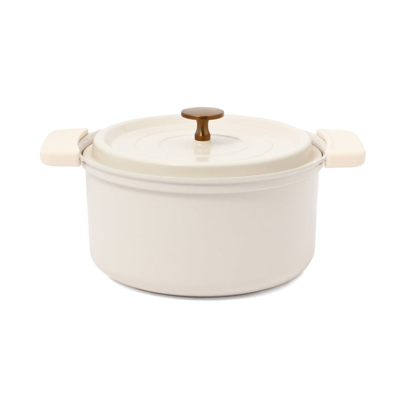 Oven Safe Light Weight Cooking Pot 20Cm Ivory