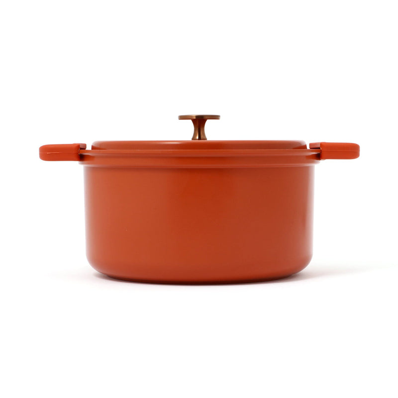 Oven Safe Light Weight Cooking Pot 20Cm Orange