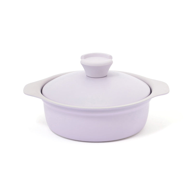 Bicolor Lightweight Cooking Pot 18cm Purple