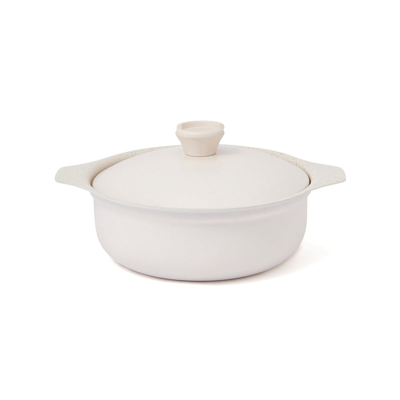 Bicolor Lightweight Cooking Pot 24cm Ivory