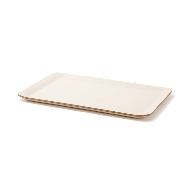 Nonslip Wood Tray Square Pink