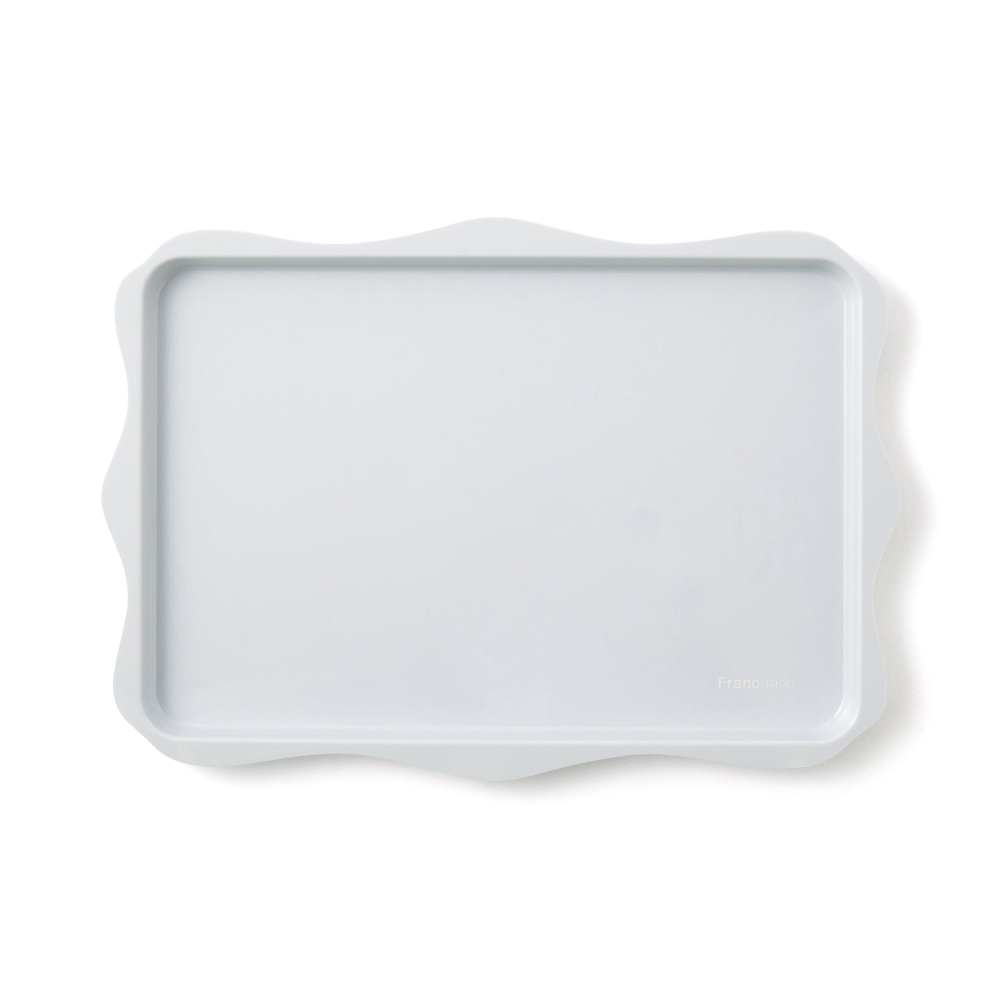 Frill Melamine Tray Blue