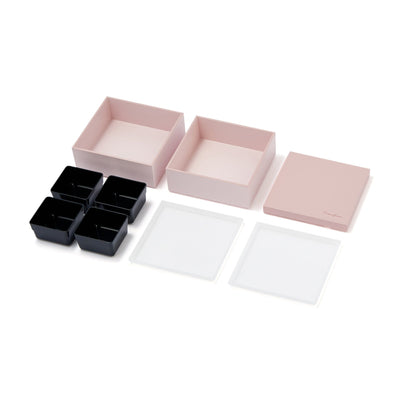 Logo Square Lunch Box Pink