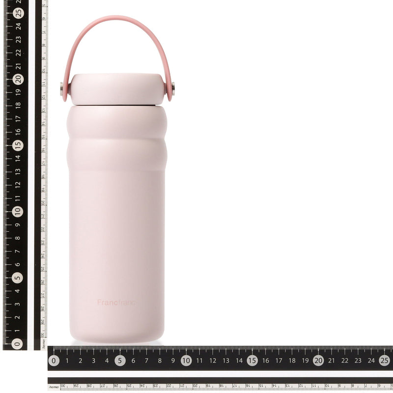 MokoMoko Stainless Steel Bottle 480ml Pink