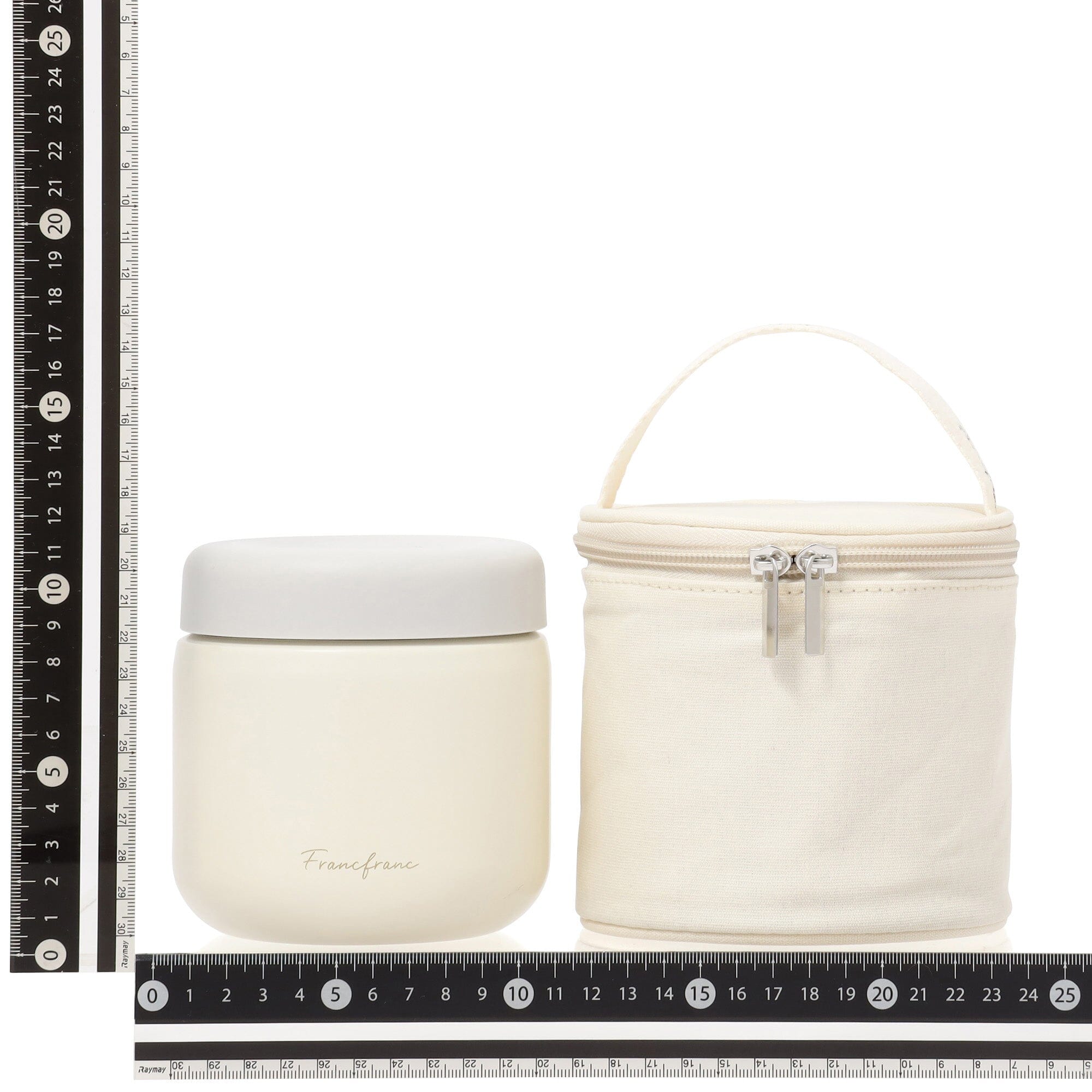 Logo Soup Jar With Case Ivory