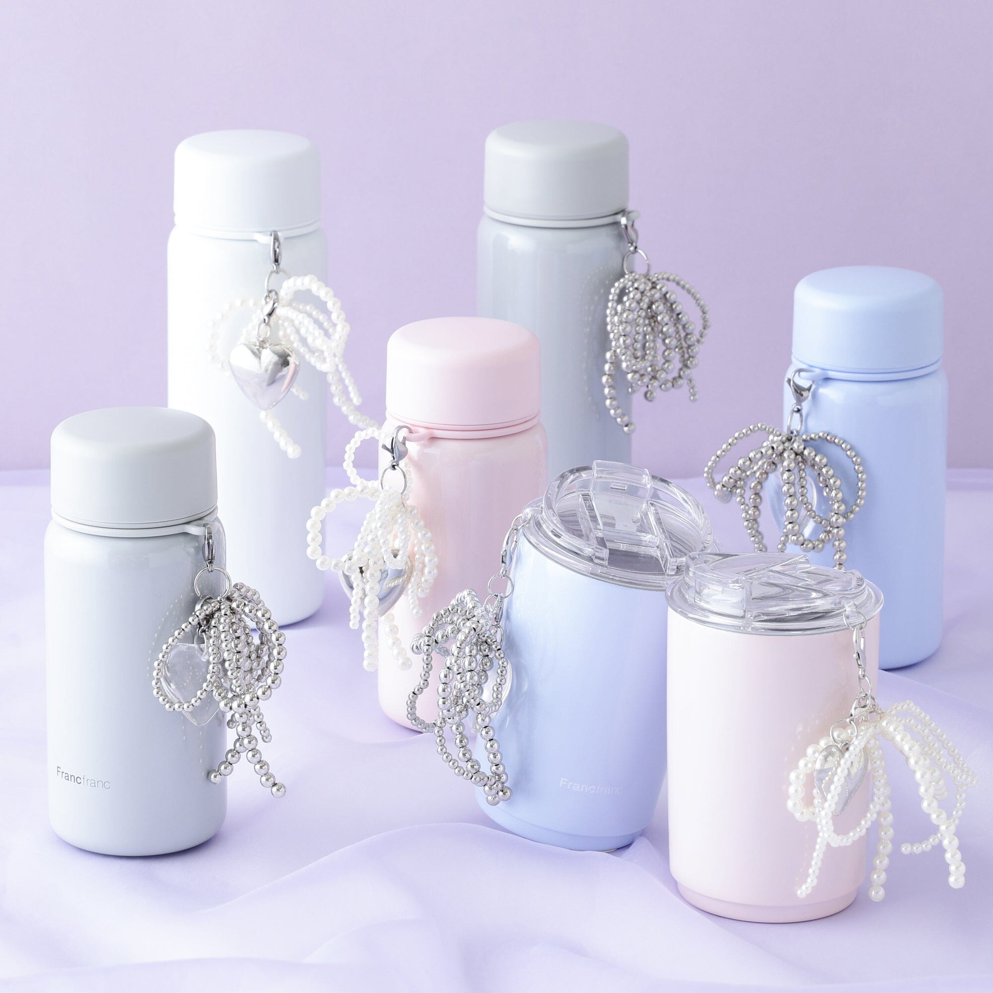 Charm Stainless Steel Bottle 500Ml White