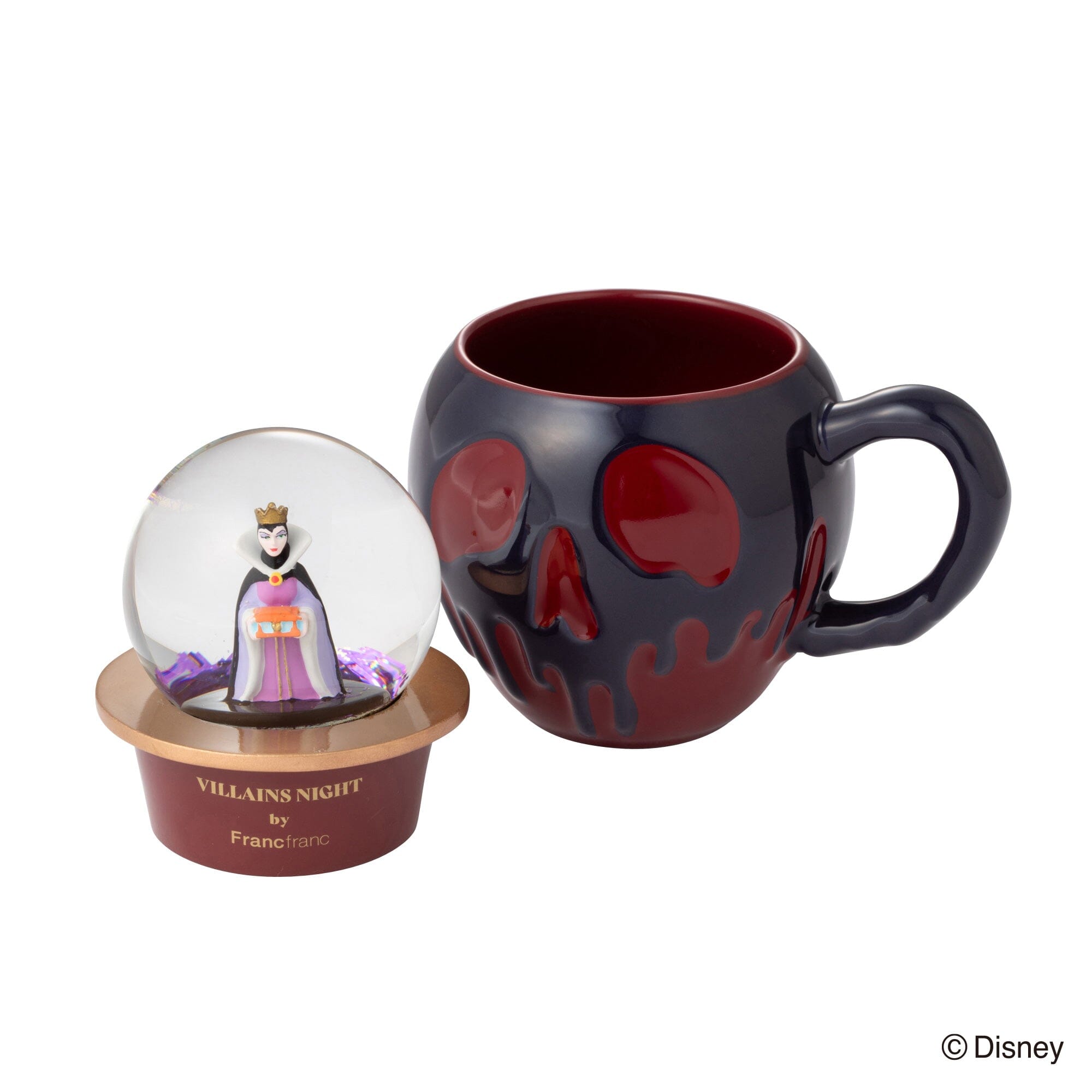 Disney Villains Night Mug & Snow Globe Evil Queen