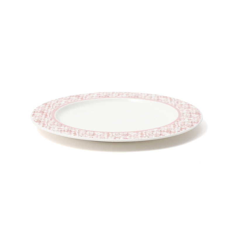 Tweed Plate Small Pink