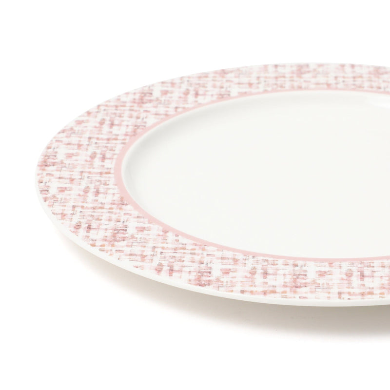 Tweed Plate Medium Pink