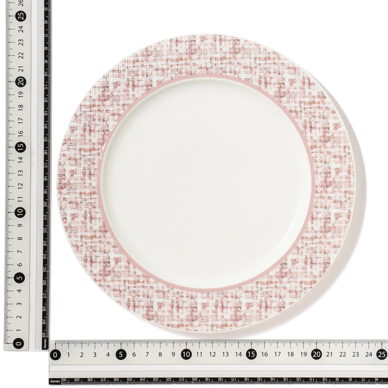 Tweed Plate Medium Pink