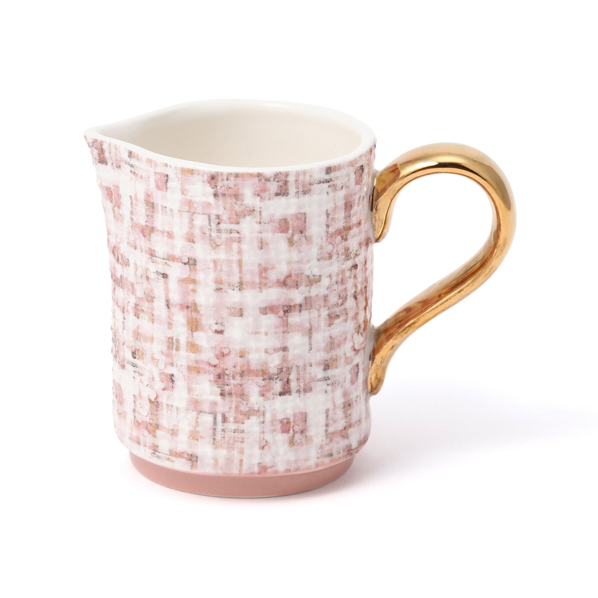 Tweed Milk Pitcher Pink