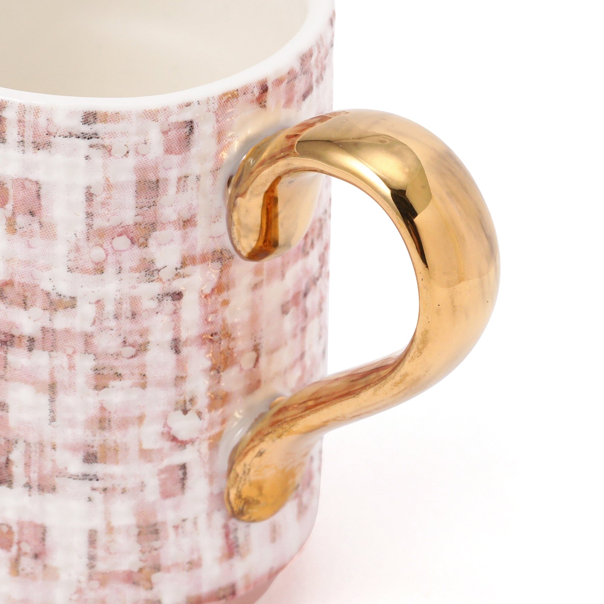 Tweed Milk Pitcher Pink