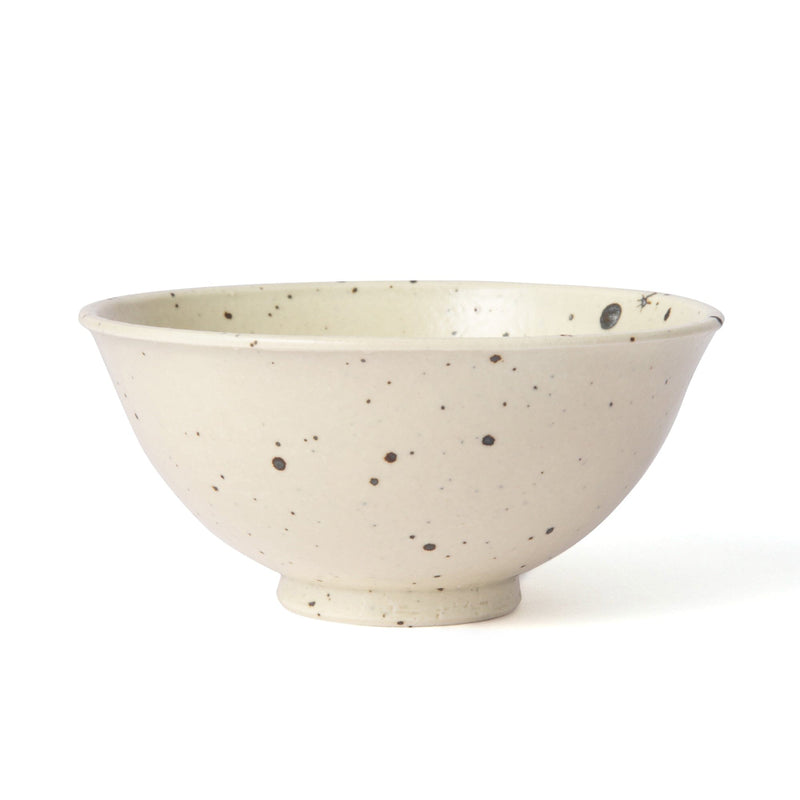 Mino Rice Bowl Iron Ivory