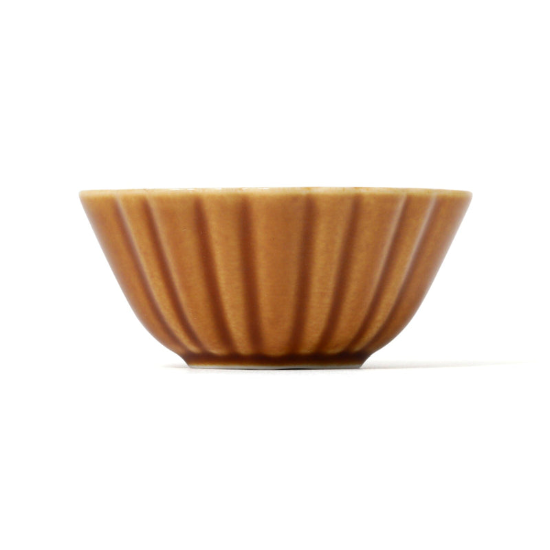 Mino Mini Bowl Kikubishi Brown