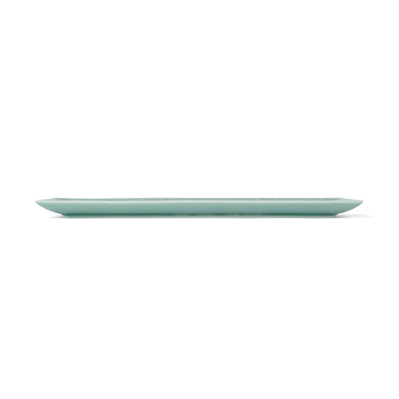 Mino Rectangular Plate Large Green