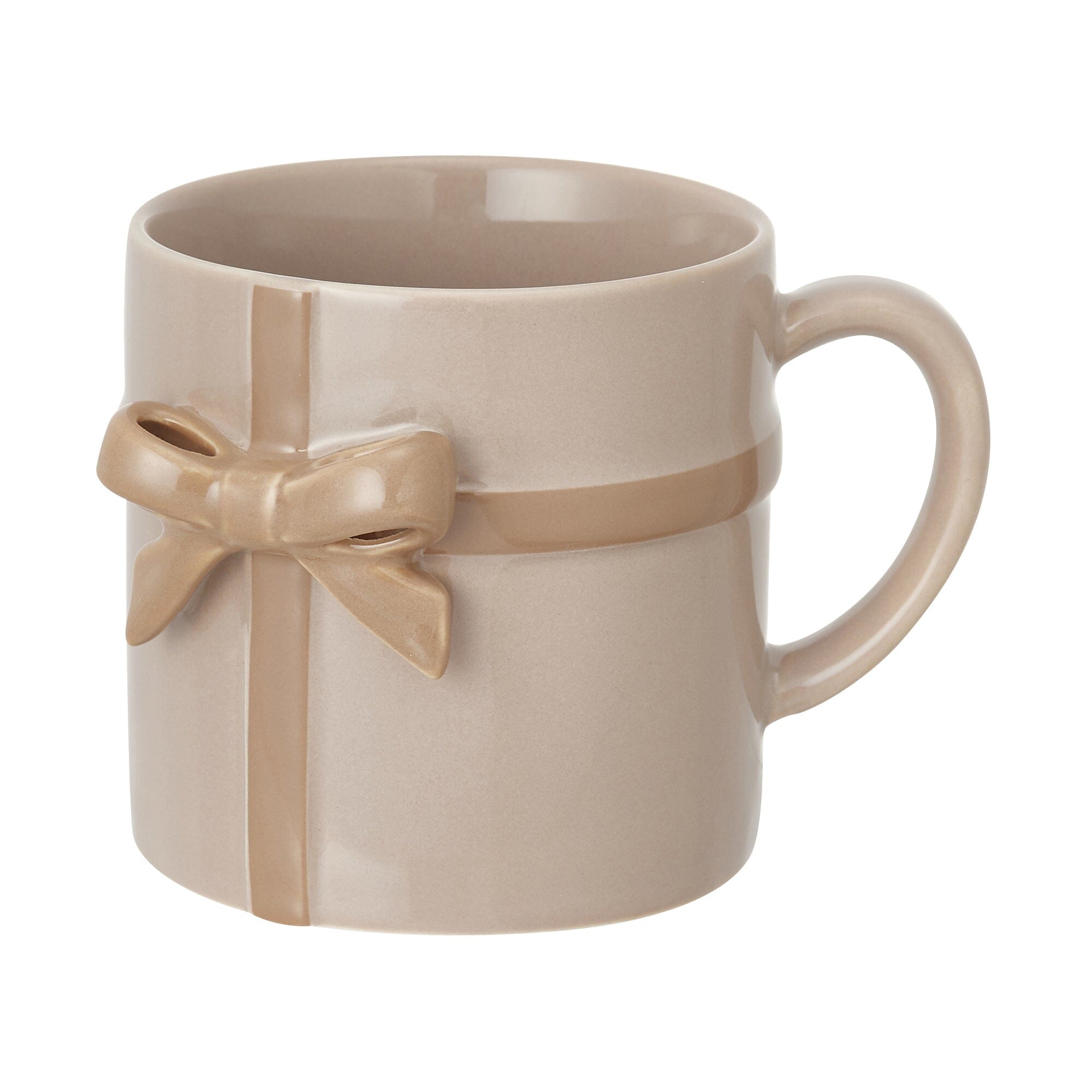 Ribbon Mug & Snow Globe Brown