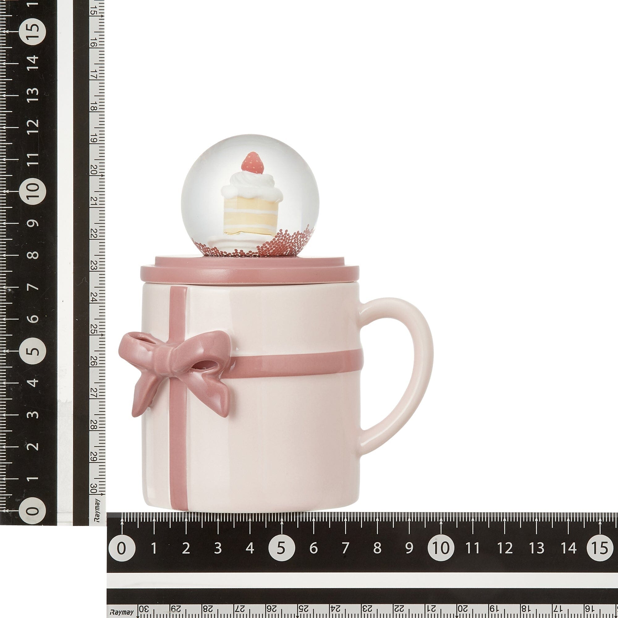 Ribbon Mug & Snow Globe Pink