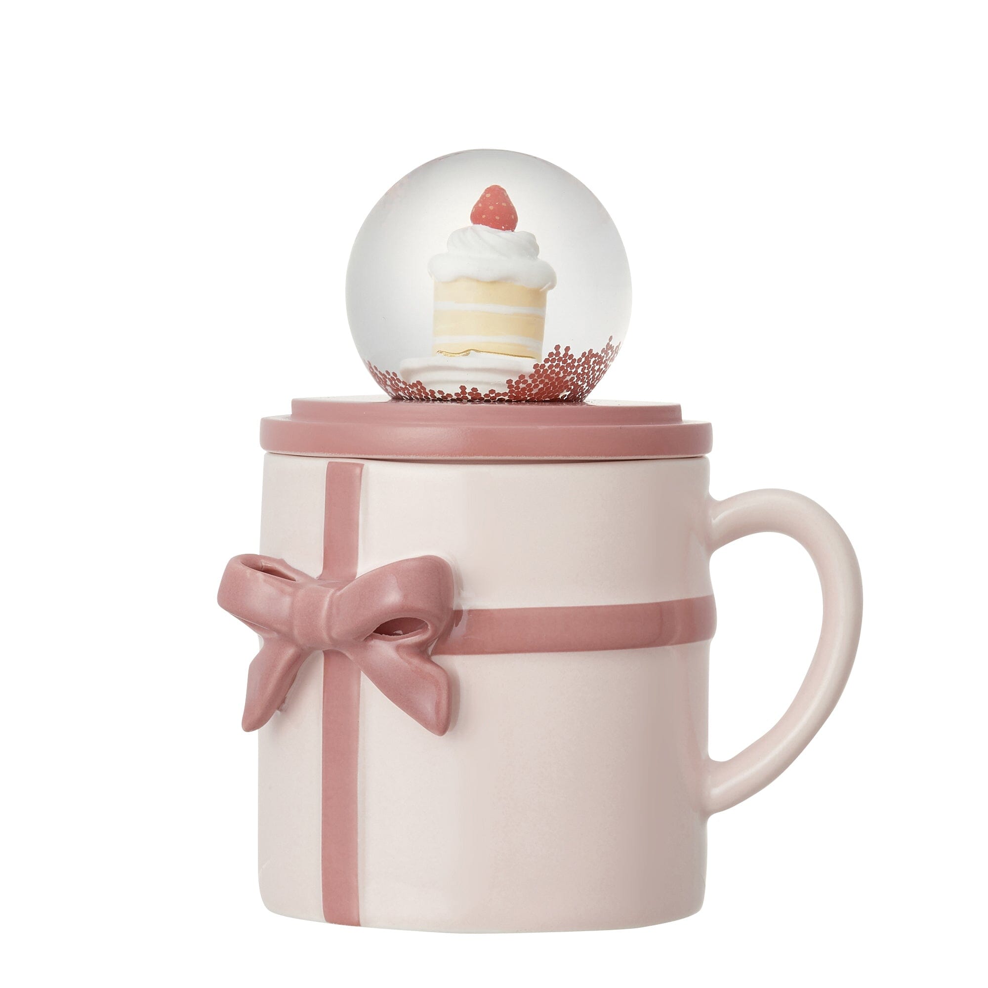 Ribbon Mug & Snow Globe Pink