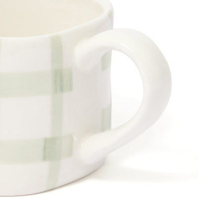 Hand Paint Mug Green