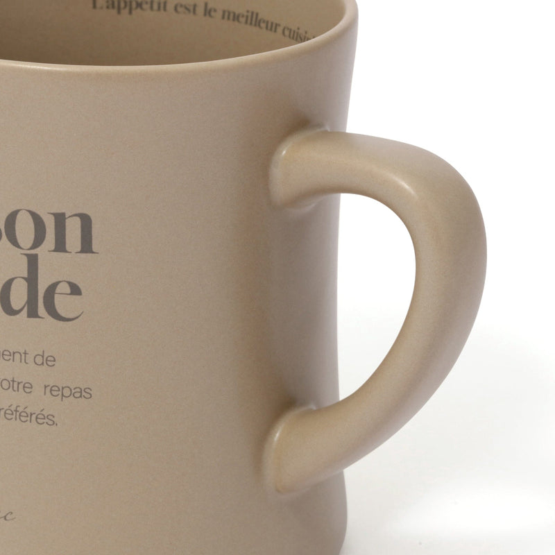 Le Cafe Mug Brown