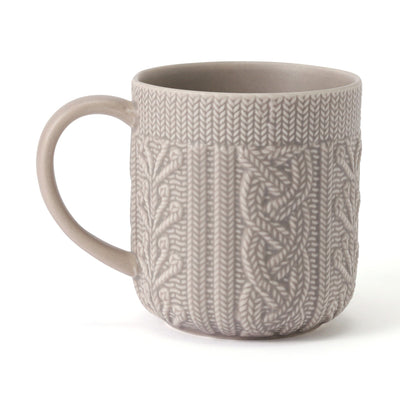 Knit Mug Brown