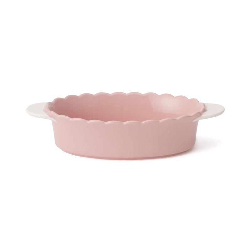 Bicolor Frill Ovenware Medium Pink