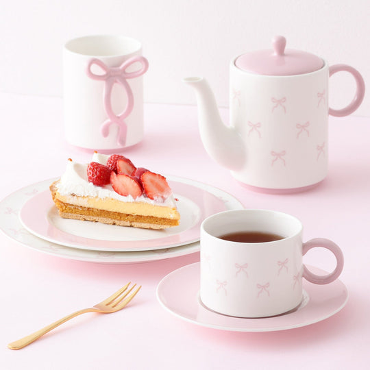 Ribbon 絲帶馬克杯 (粉紅色)