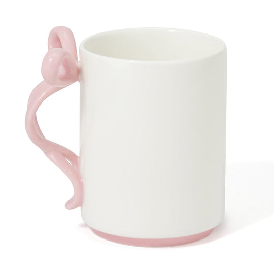 Ribbon 絲帶馬克杯 (粉紅色)