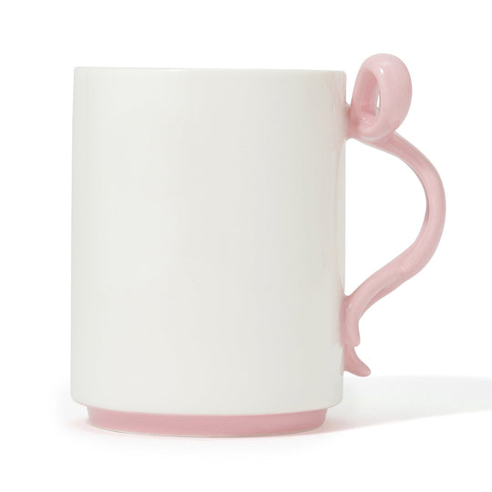 Ribbon 絲帶馬克杯 (粉紅色)