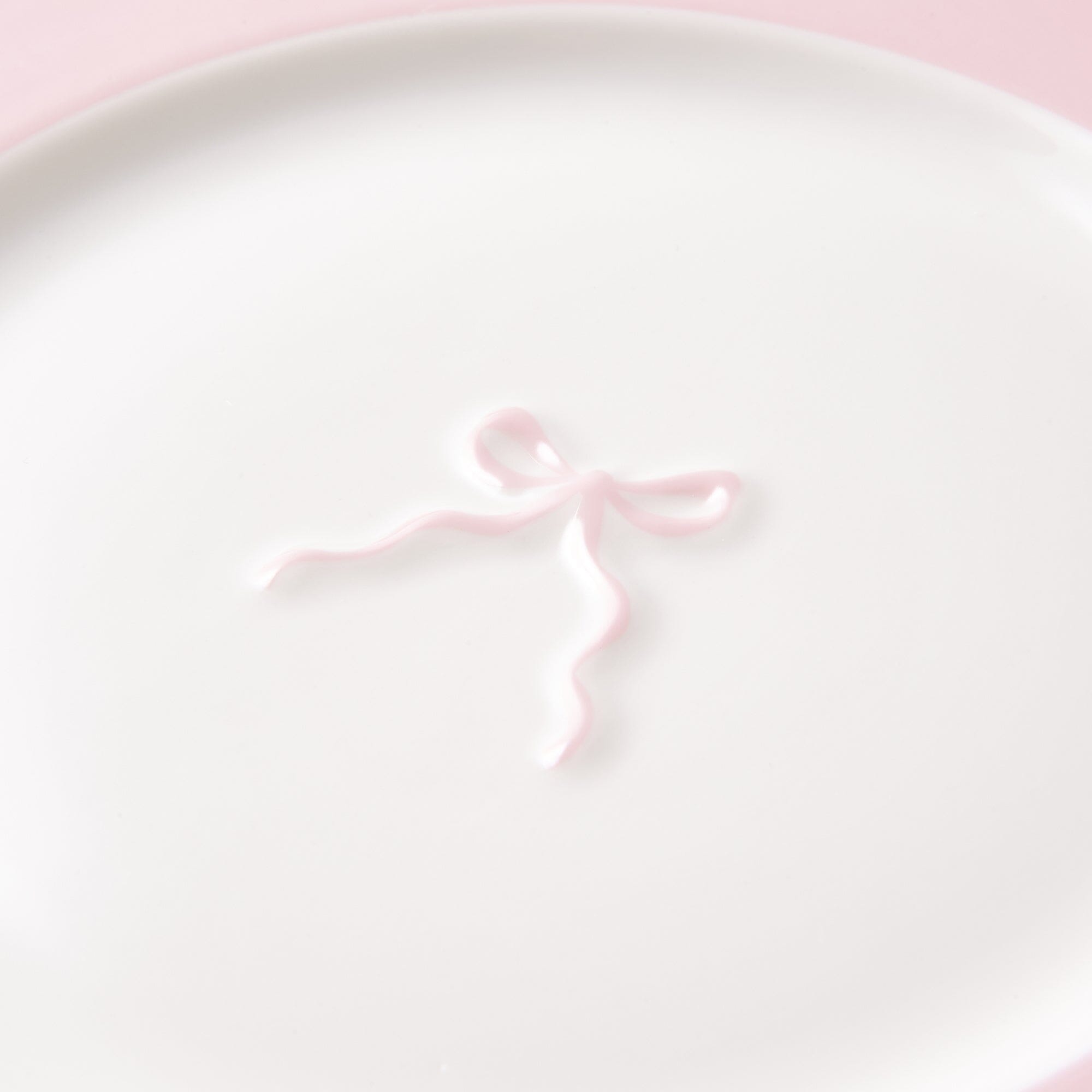 Ribbon 絲帶碟 小 粉紅色