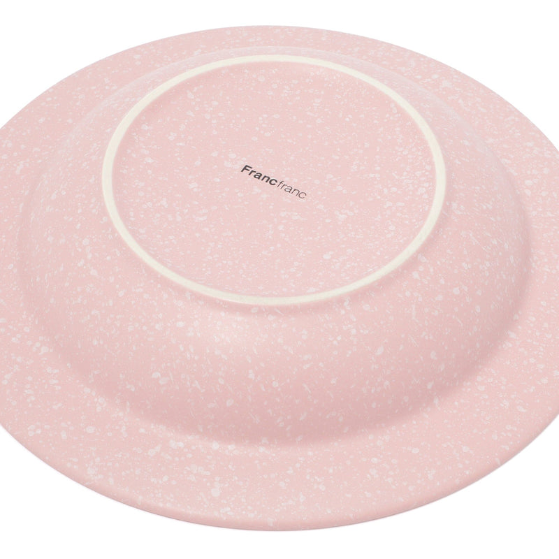Splatter Deep Plate Pink