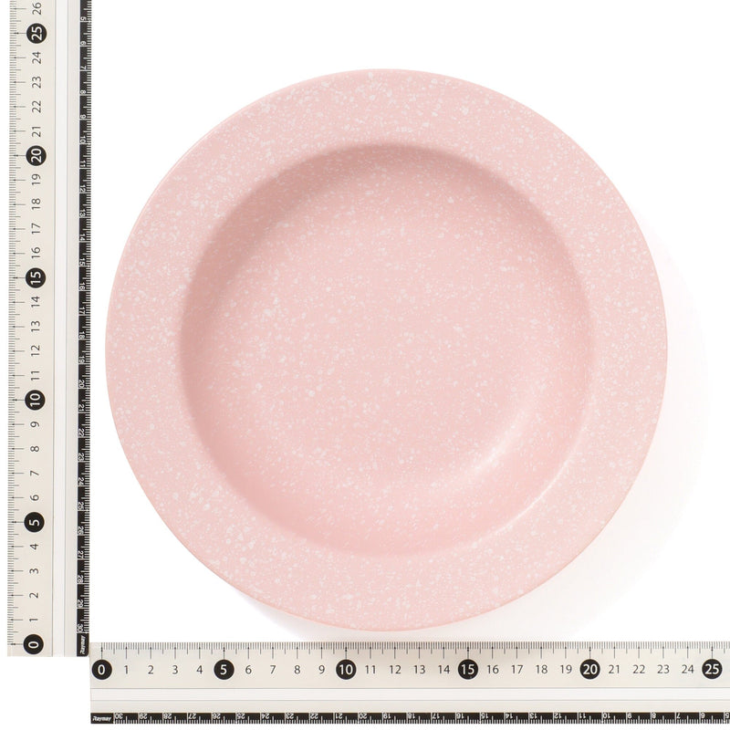 Splatter Deep Plate Pink
