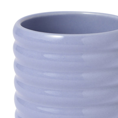 Scalloped Steaming Cup Blue