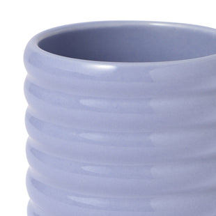 Scalloped Steaming Cup Blue