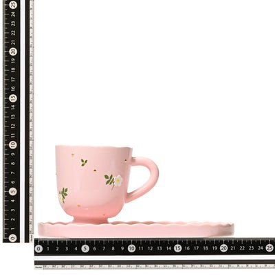 Fleuron Cafe Set Pink