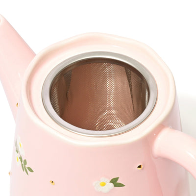 Fleuron Teapot Pink