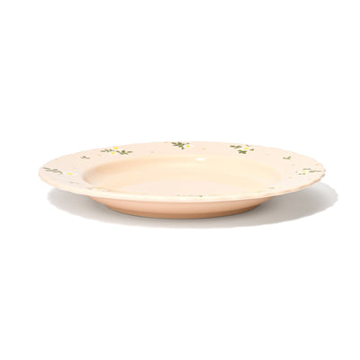 Fleuron Plate Medium Ivory