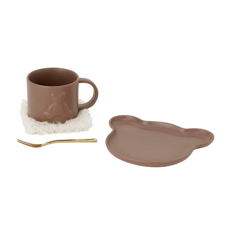 Home Cafe Gift Set Brown