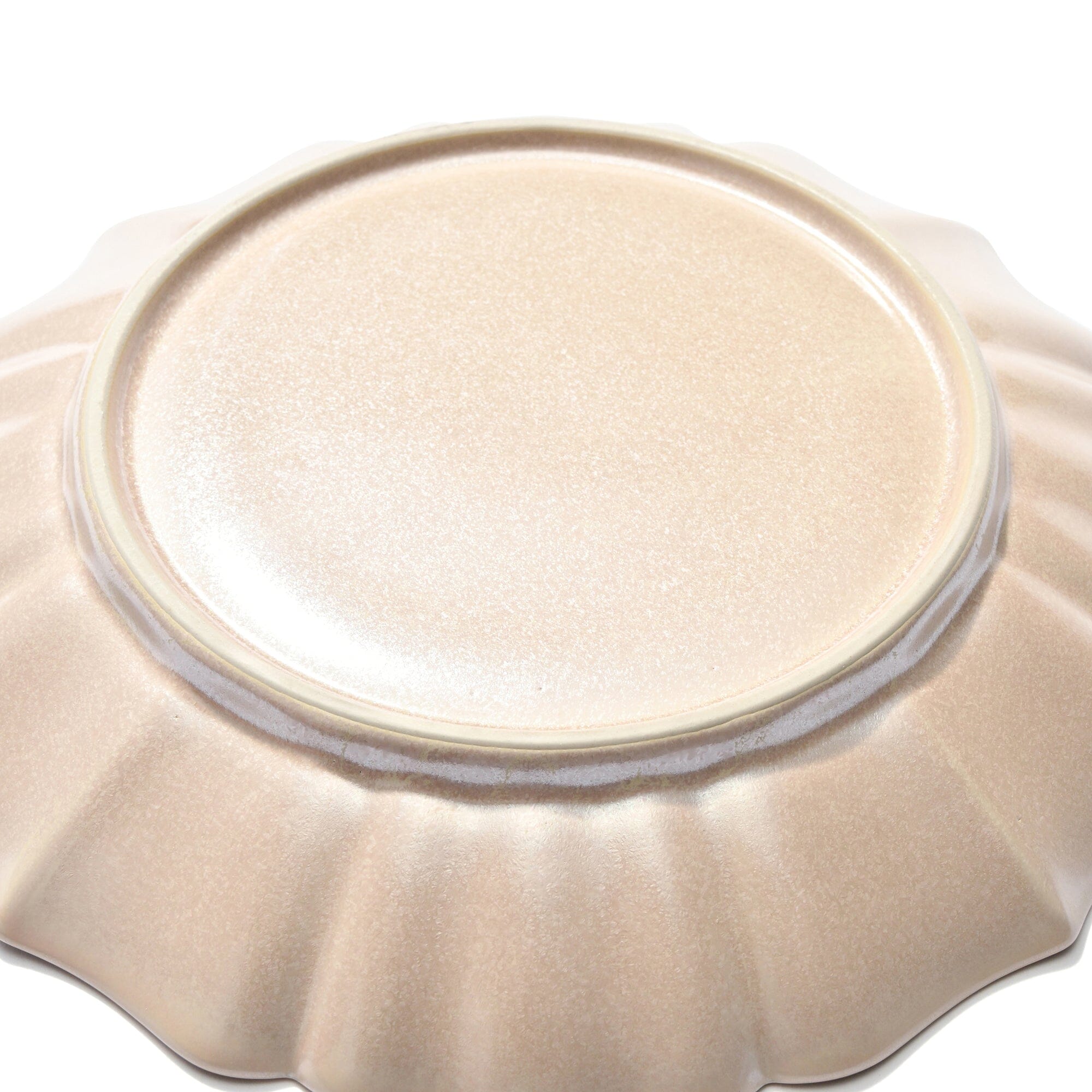 Mino Crystalline Glaze Deep Plate Light Pink