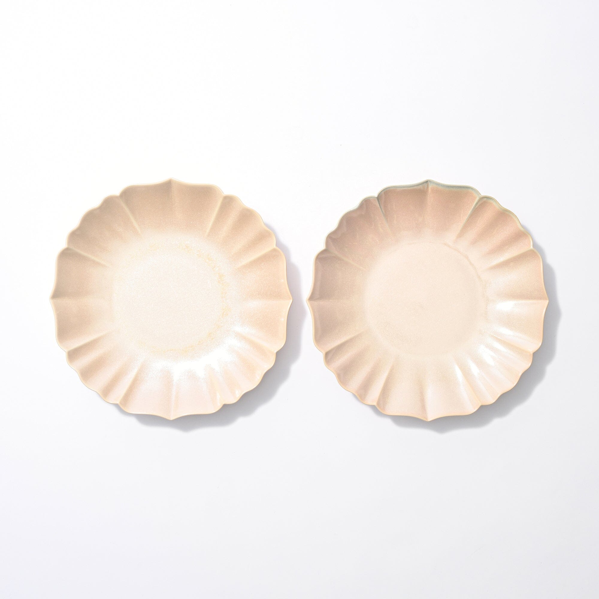 Mino Crystalline Glaze Deep Plate Light Pink