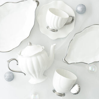 Shell Teapot White