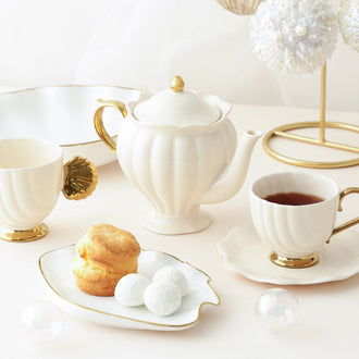 Shell Teapot Beige