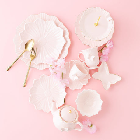 Petal Frill Teapot Pink