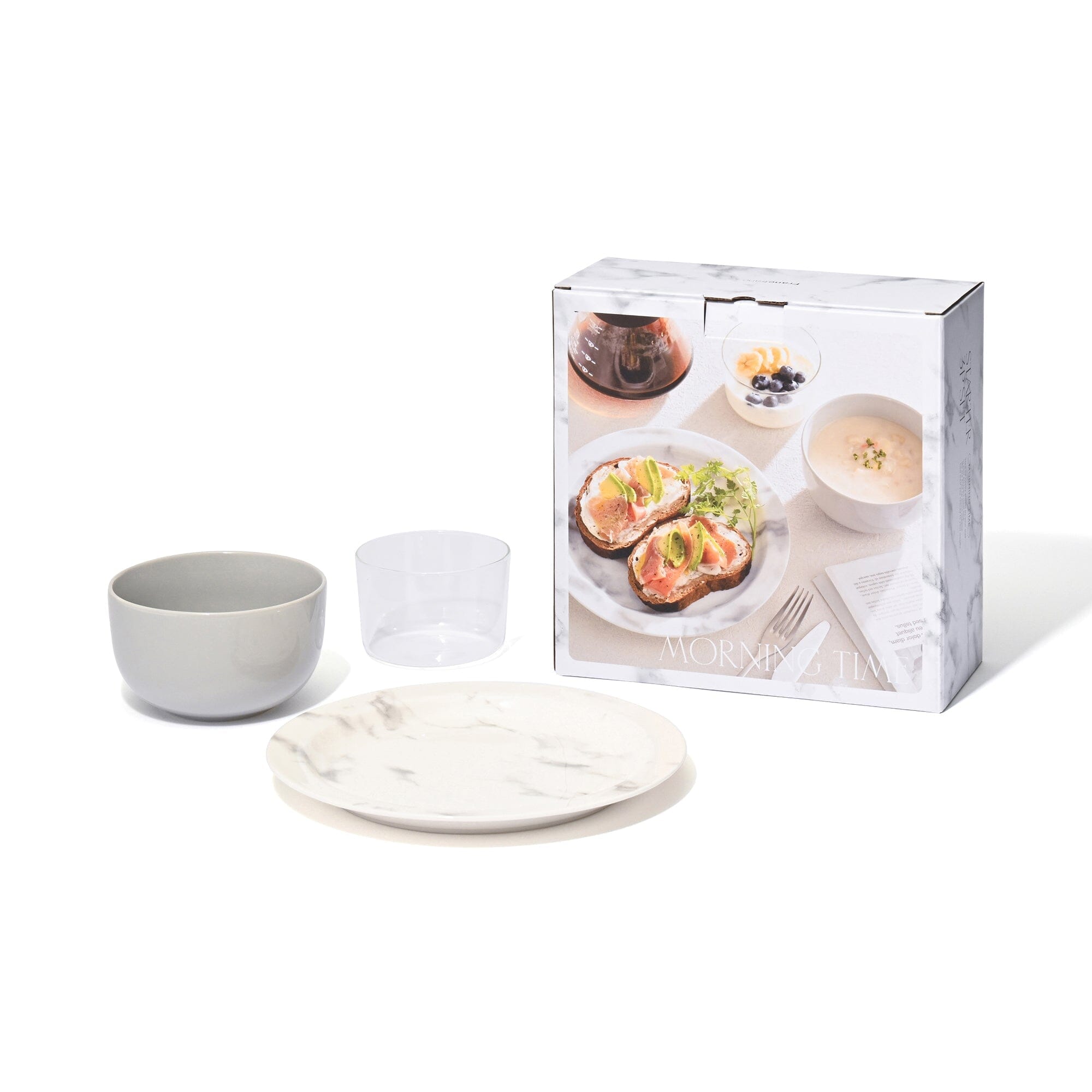 Starter 3-Piece Set Morning Time Marble
