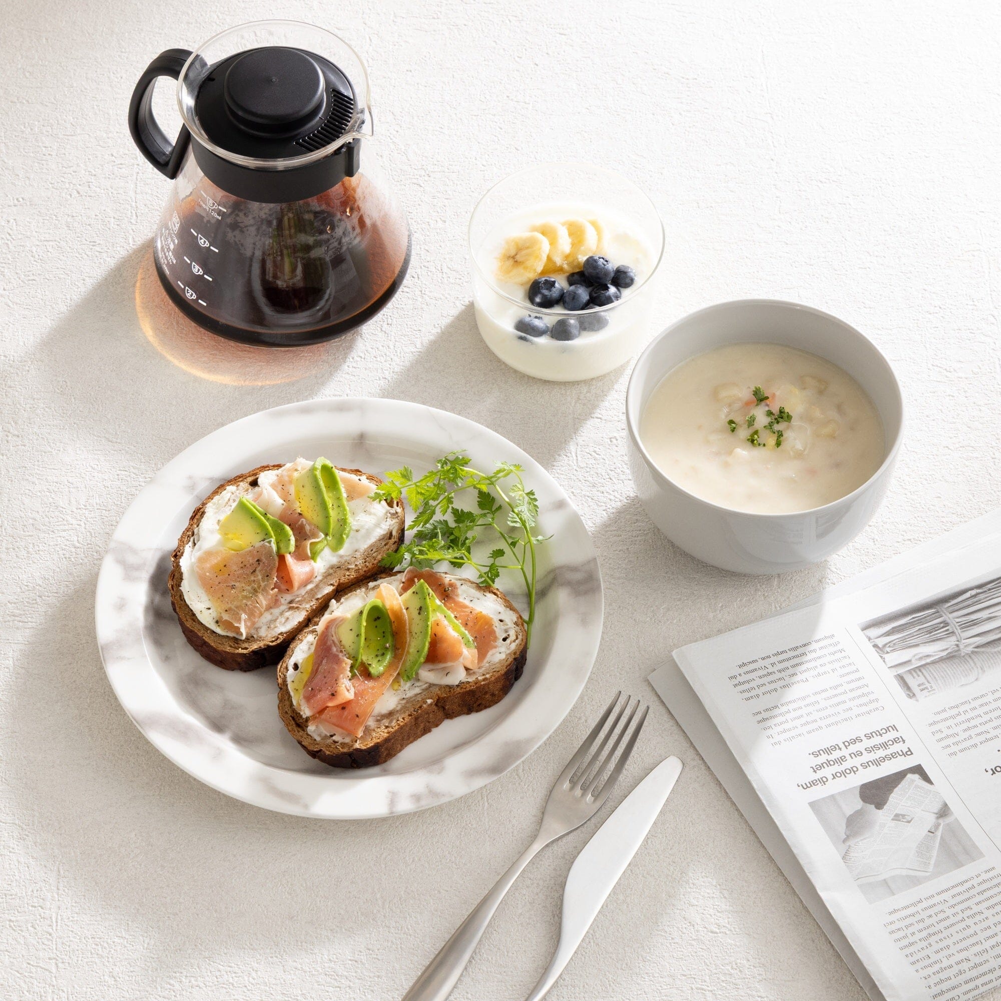 Starter 3-Piece Set Morning Time Marble