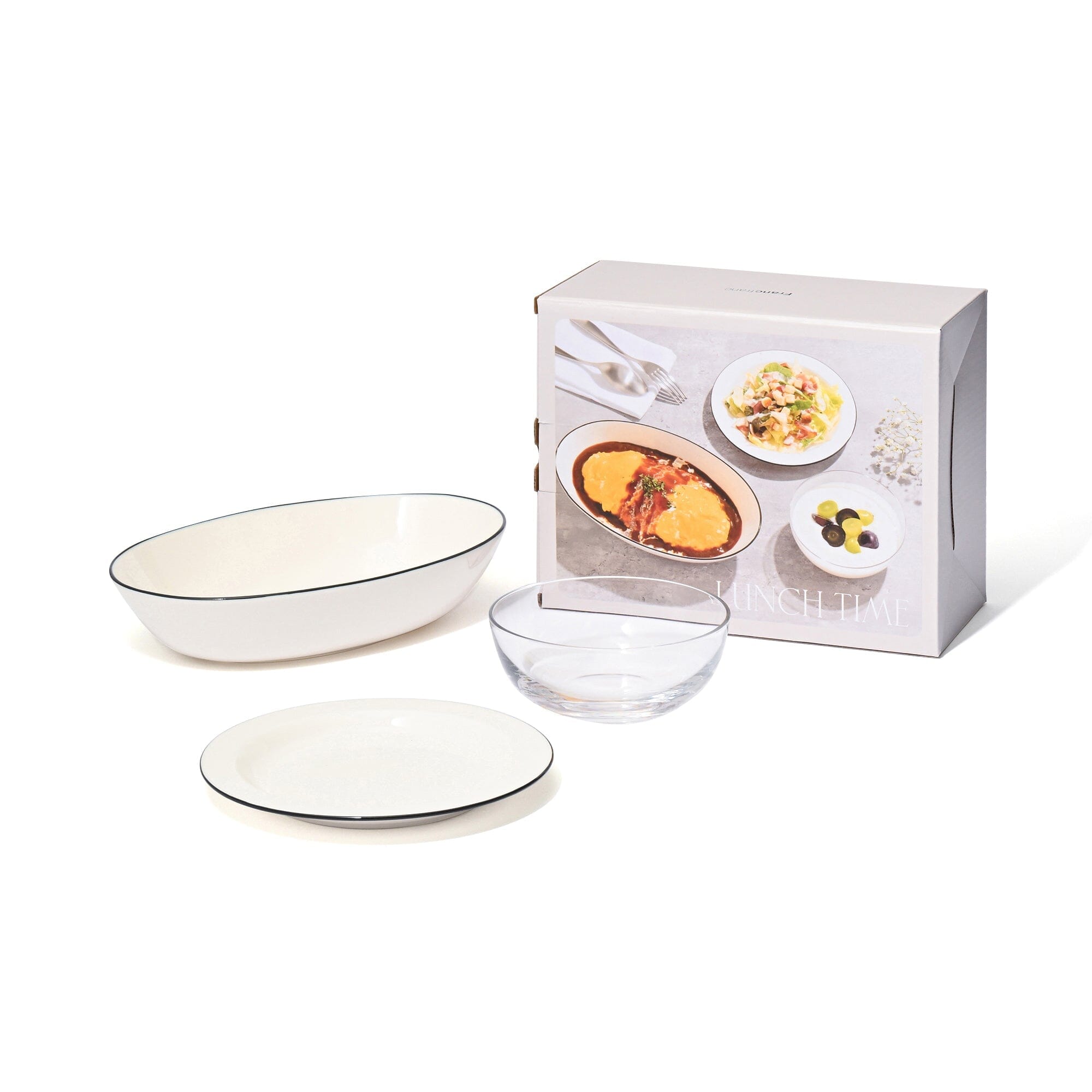 Starter 3-Piece Set Lunch Time White