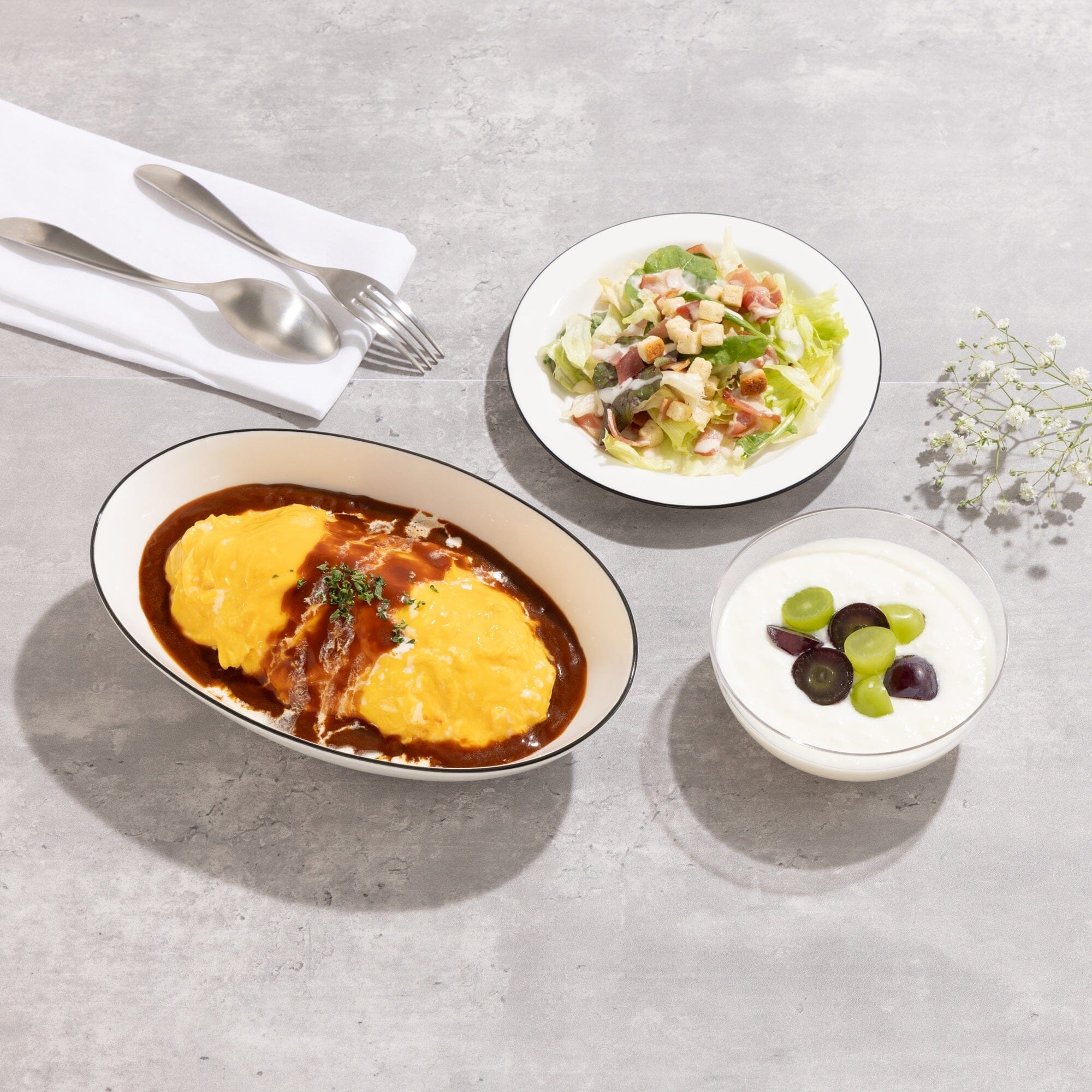 Starter 3-Piece Set Lunch Time White