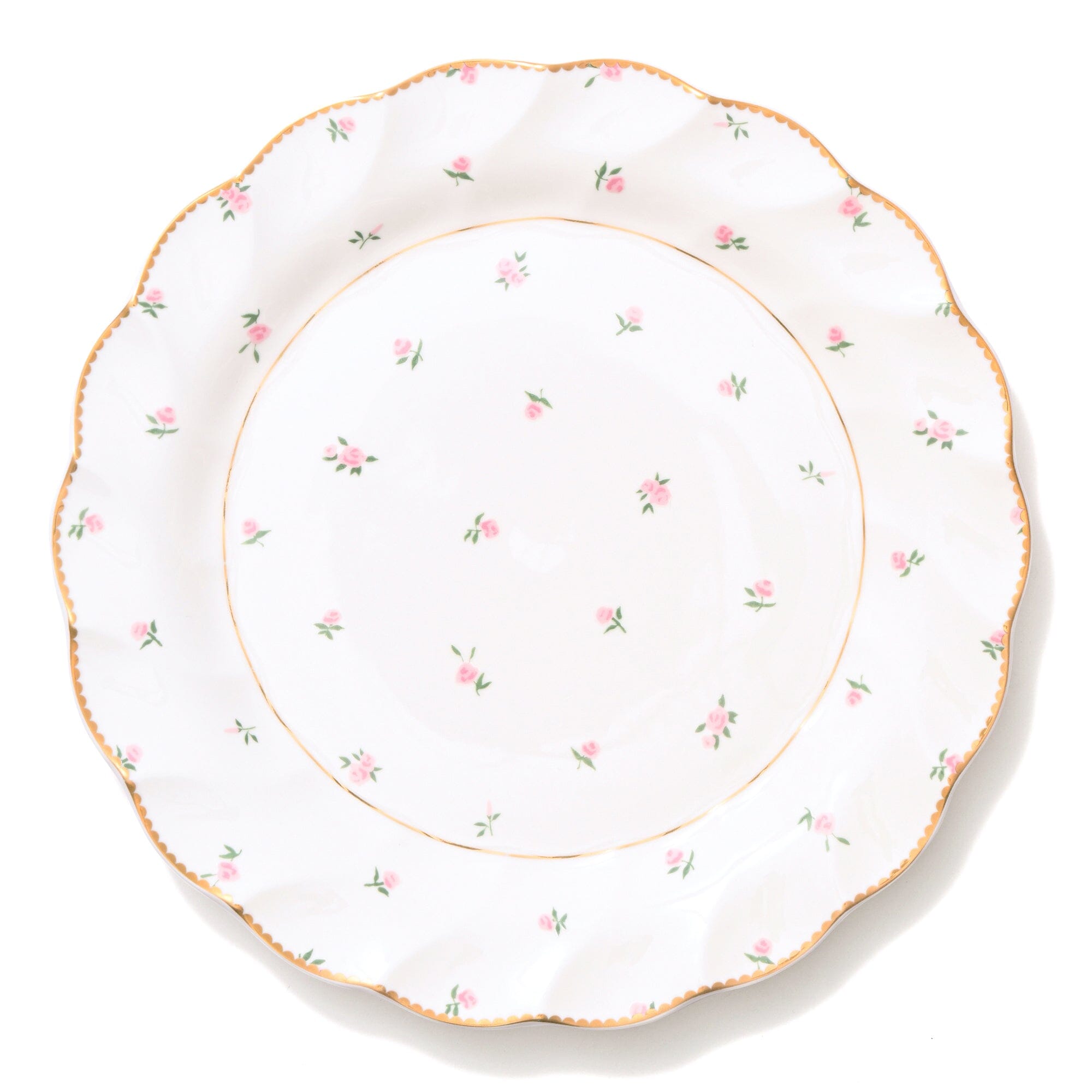 Classic Rose Plate Medium Pink